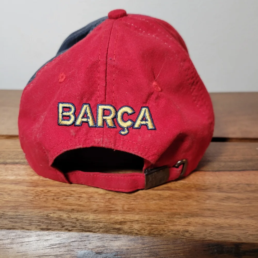 FC Barcelona red and dark gray/black adjustable hat - Picture 3 of 8